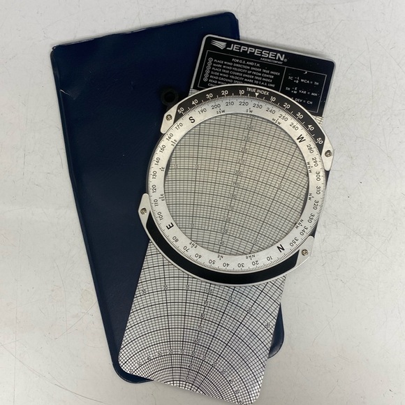 VFR Navigation Planning Set E6B Flight Computer Rotary Plotter VFR Flight Poster - Picture 3 of 17